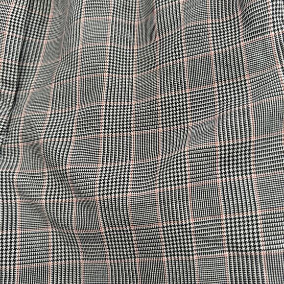 3.1 Phillip Lim Houndstooth Plaid Jogger Pants 10 Gray Black Stretch Wool Blend - Picture 6 of 16